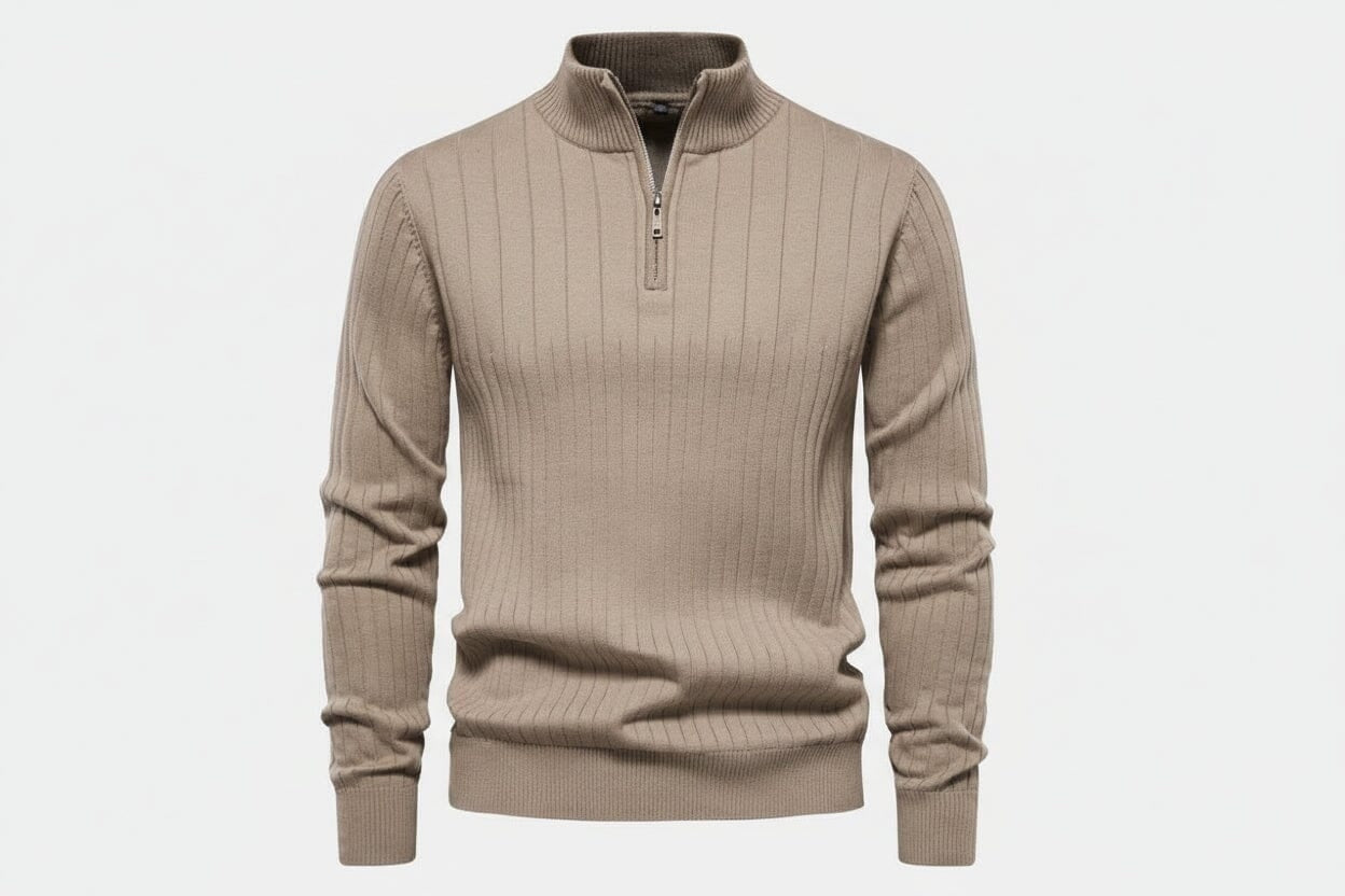 Zip Classic Strickpullover
