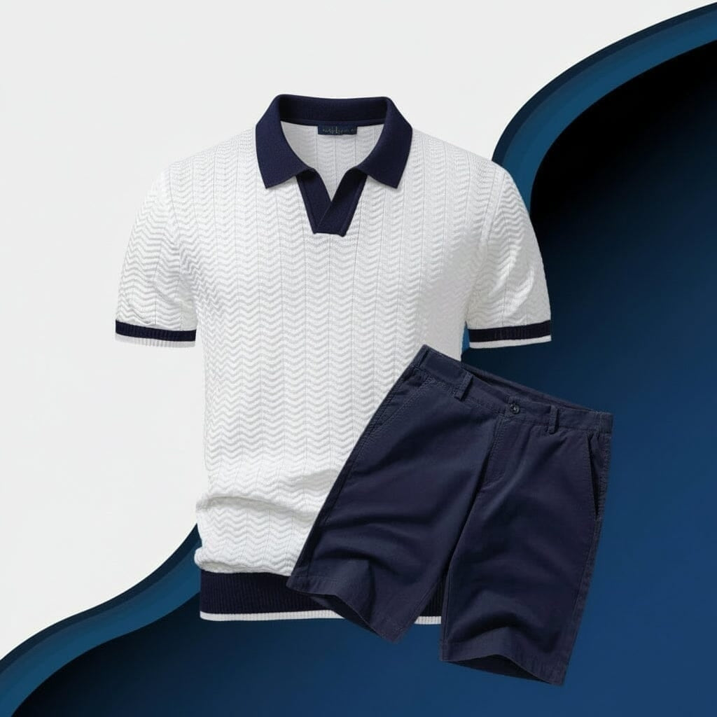 Old Money Poloshirt + Shorts Set