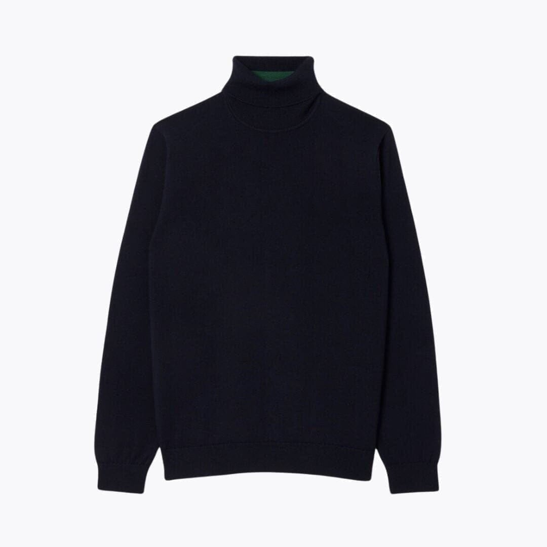 Merino Wolle Rollkragen Pullover