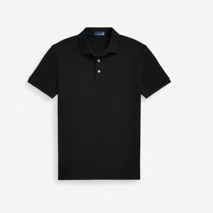 Custom Slim Fit Stretch Mesh Polo-Shirt