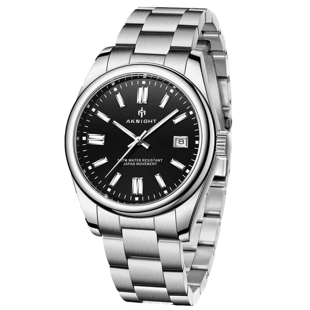 PD Aknight 2113 Herren Quarzuhr - 39mm Edelstahl