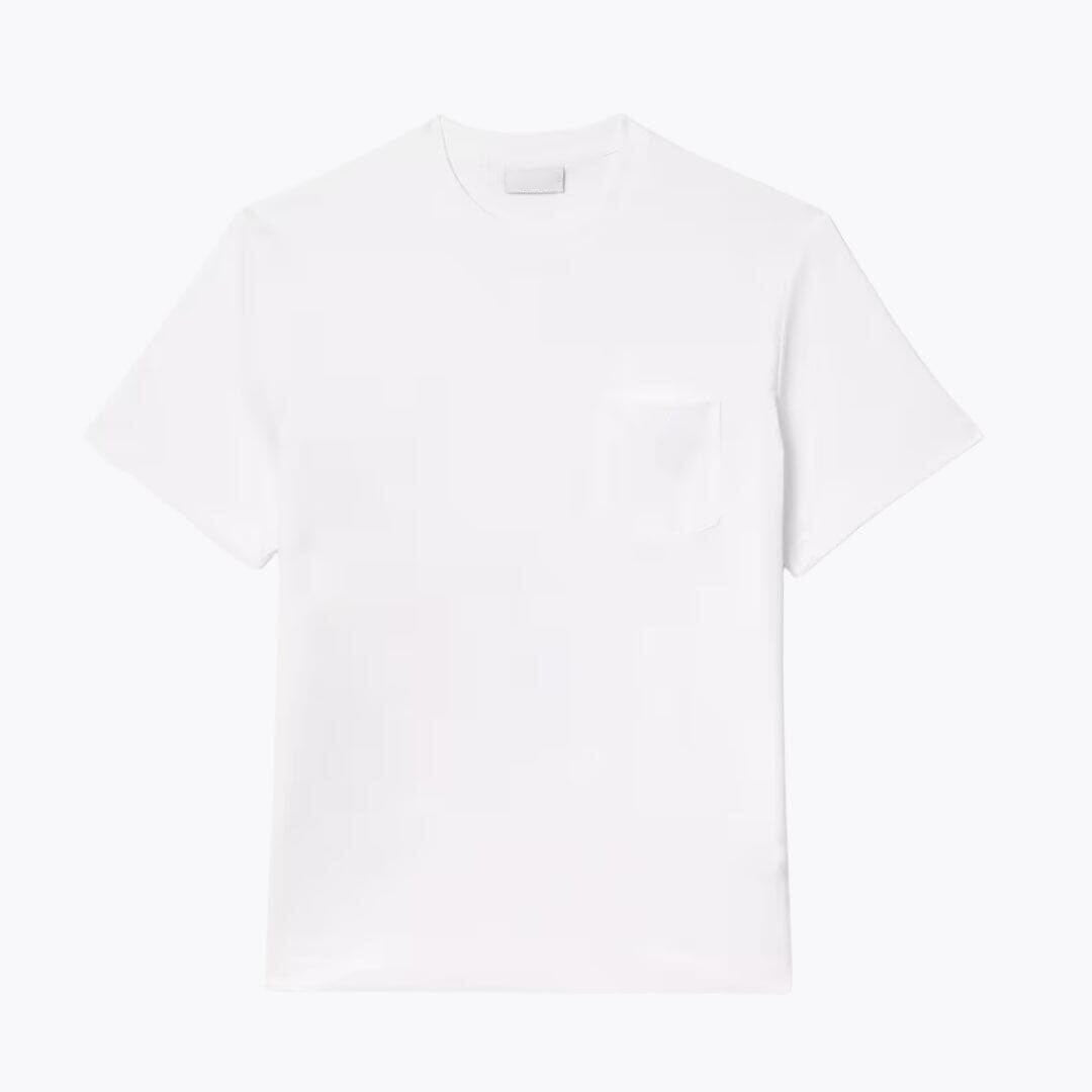 Baumwoll-T-Shirt Mit Brusttasche