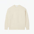 Relaxed Fit Pullover Aus Wolle Mit Patchwork-Effekt