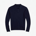 Woll-Pullover Mit Johnny-Kragen