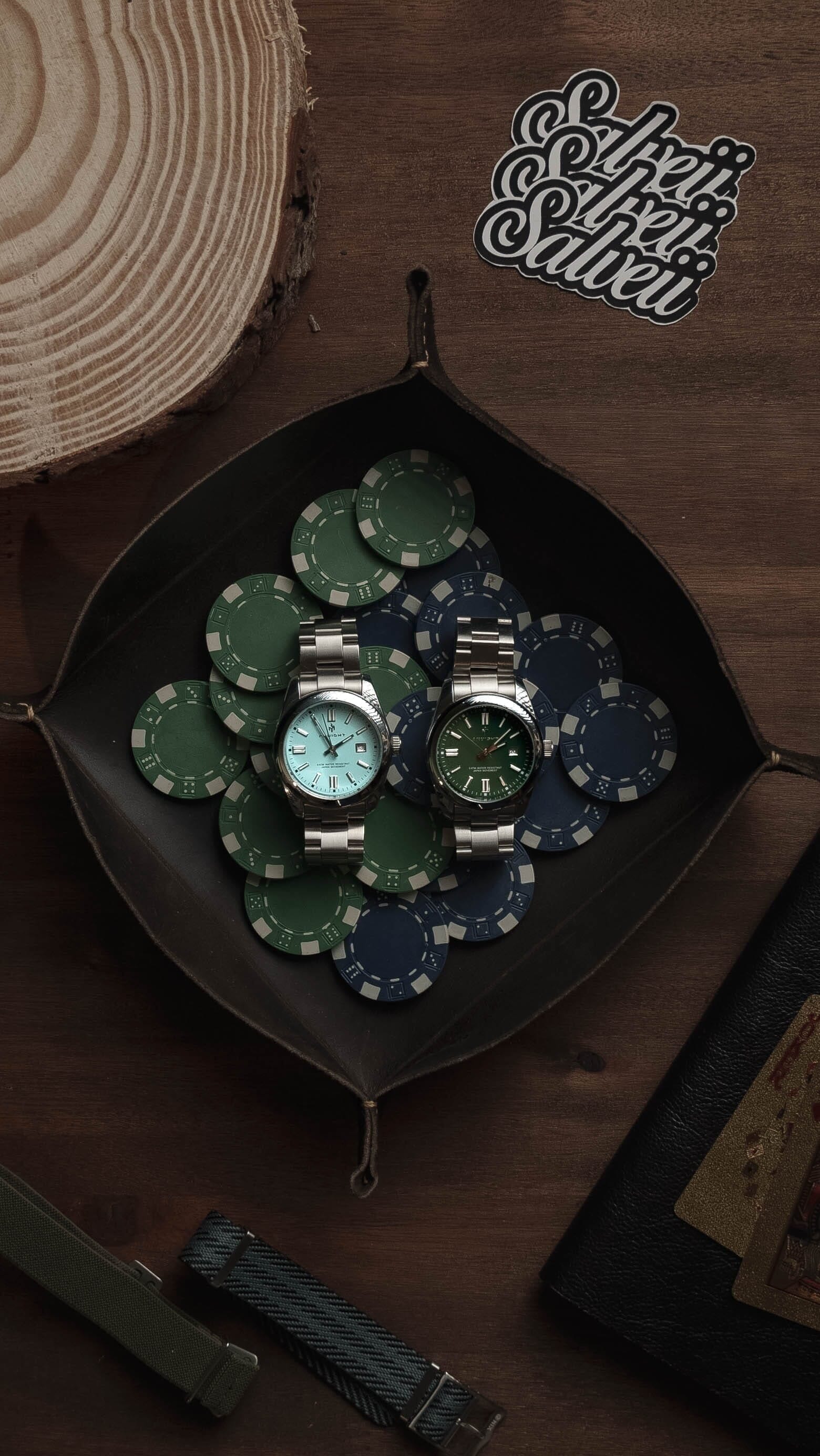 PD Aknight 2113 Herren Quarzuhr - 39mm Edelstahl Vahler 