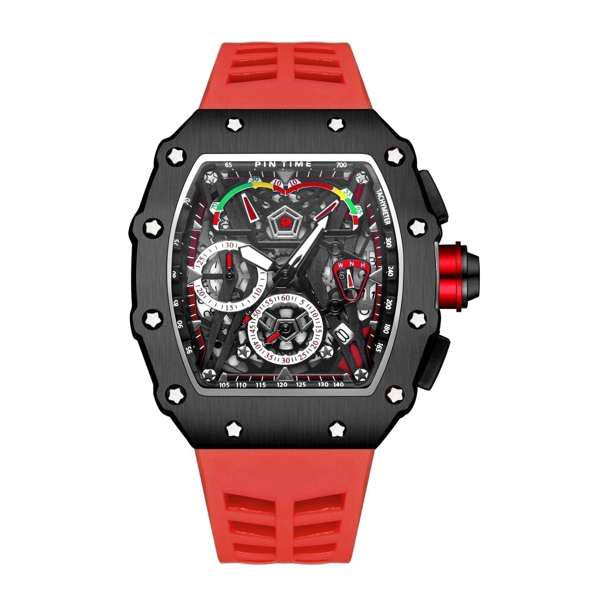 Pintime 42mm Smartwatch Vahler Rot 