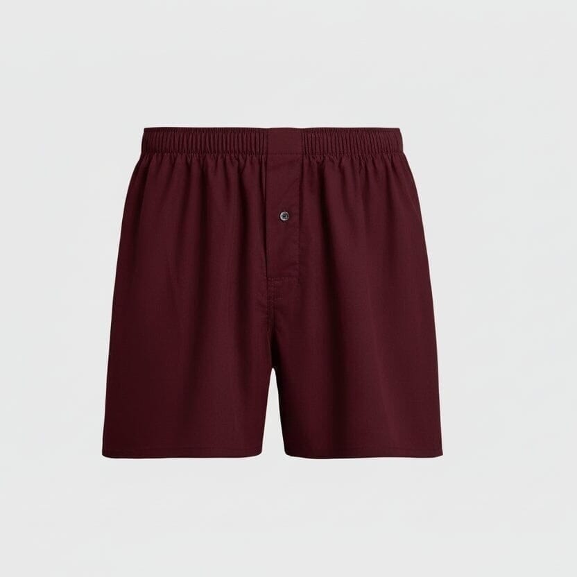 Polo Bear Baumwoll-Boxershorts Vahler Klassisches Weinrot S 