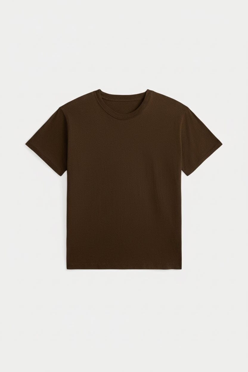 Polo Bear Baumwoll-Jersey T-SHIRT Vahler Dunkelbraun S 