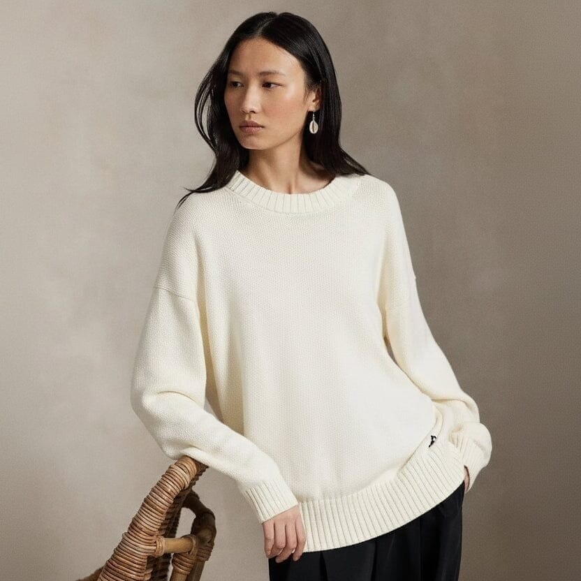 Polo Bear Baumwoll-Pullover Mit Rundhalsausschnitt Vahler 
