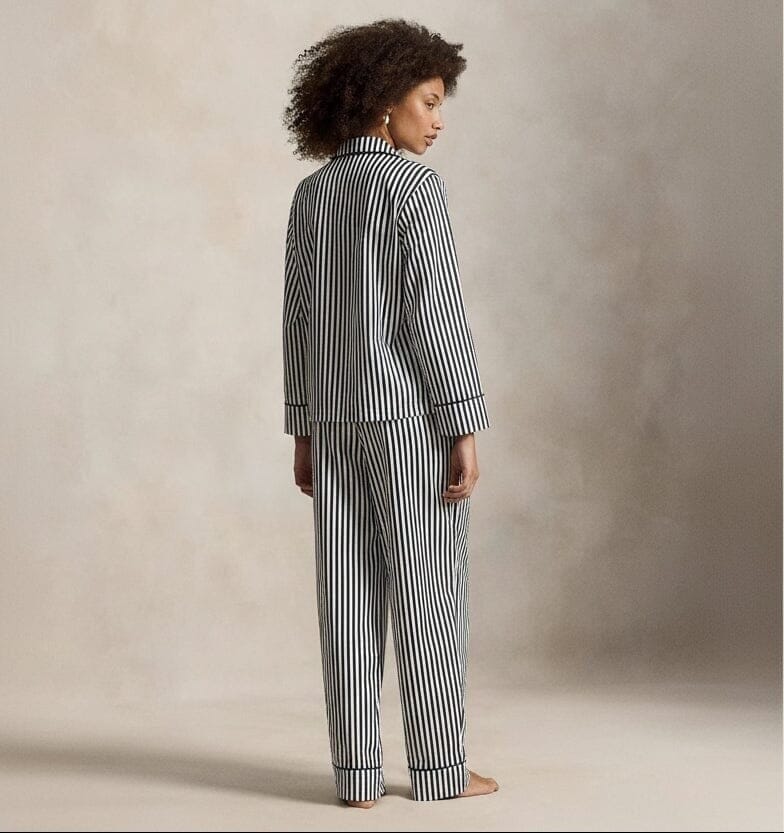 Polo Bear Baumwoll-Sateen Pyjama-Set Vahler 