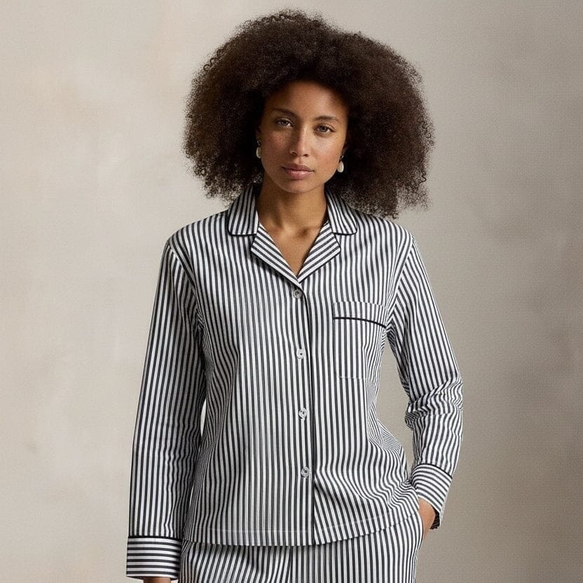 Polo Bear Baumwoll-Sateen Pyjama-Set Vahler 