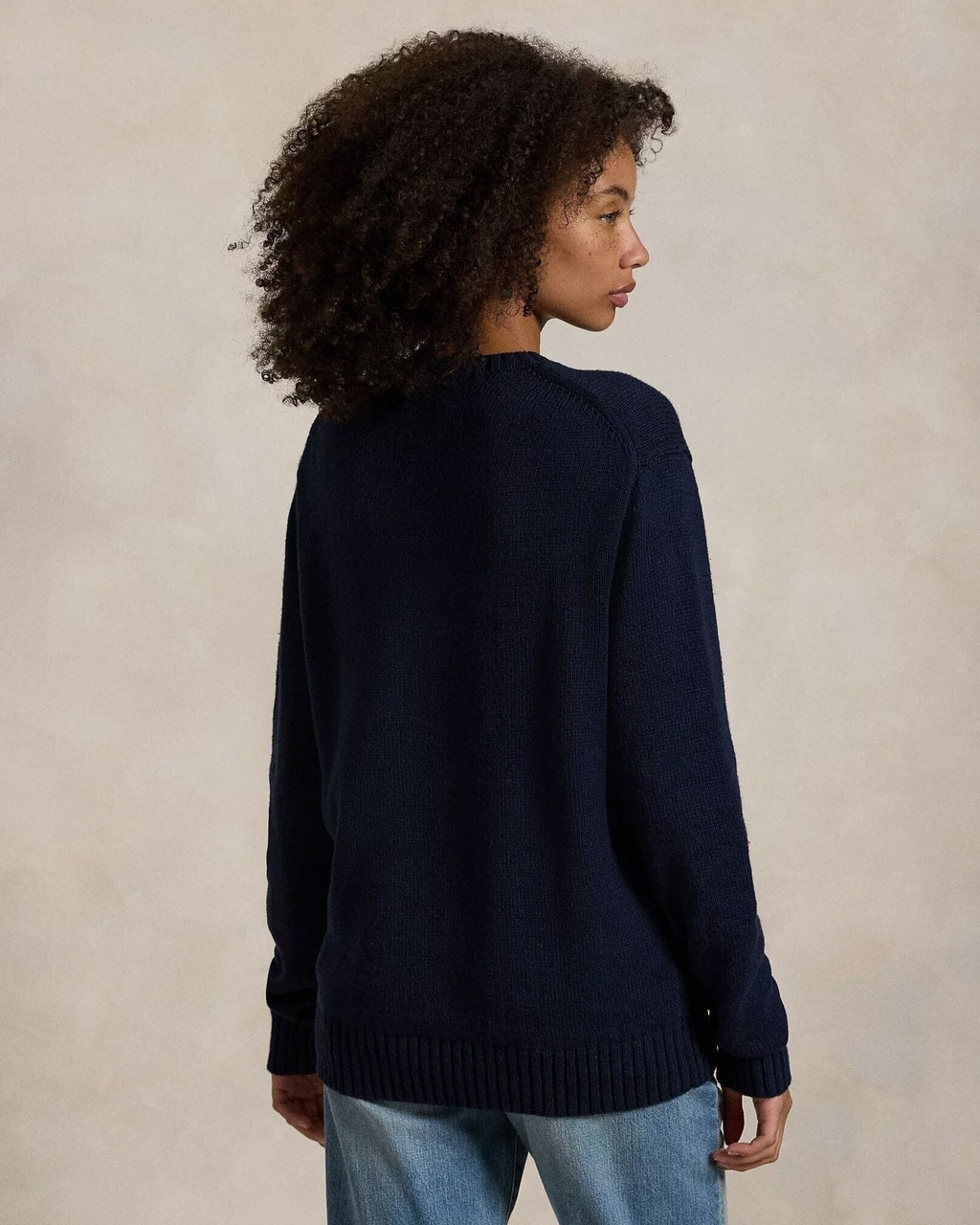 Polo Bear Baumwolle-Leinen Pullover Vahler 