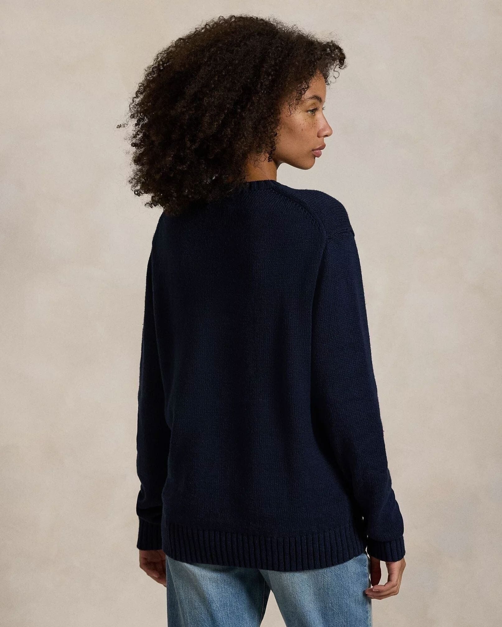 Polo Bear Baumwolle-Leinen Pullover Vahler 