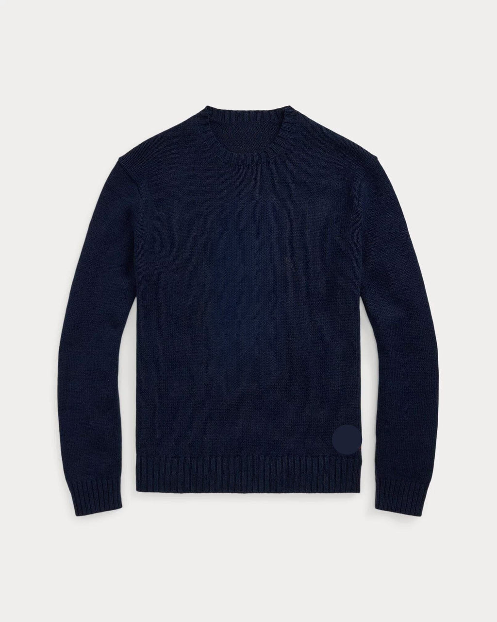 Polo Bear Baumwolle-Leinen Pullover Vahler Marineblau S 