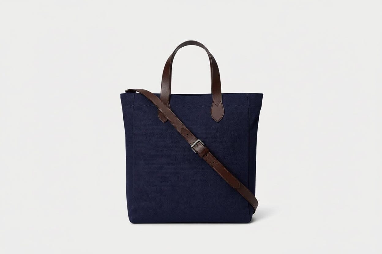 Polo Bear Canvas Einkaufstasche Vahler Marineblau 