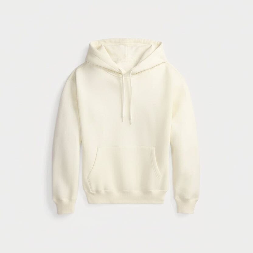 Polo Bear Fleece Kapuzenpullover Vahler Pergament Creme S 