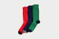 Polo Bear Hose 3 Socken Geschenkset Vahler Grün/Marineblau/Rot 