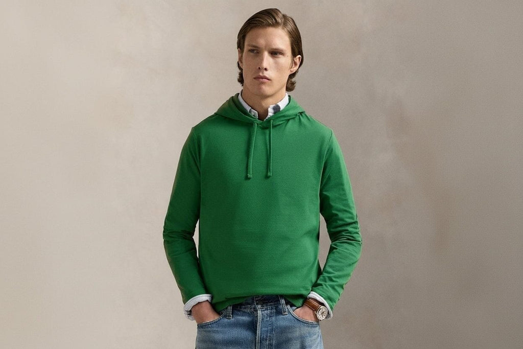 Polo Bear Jersey Kapuzen-T-Shirt Vahler 