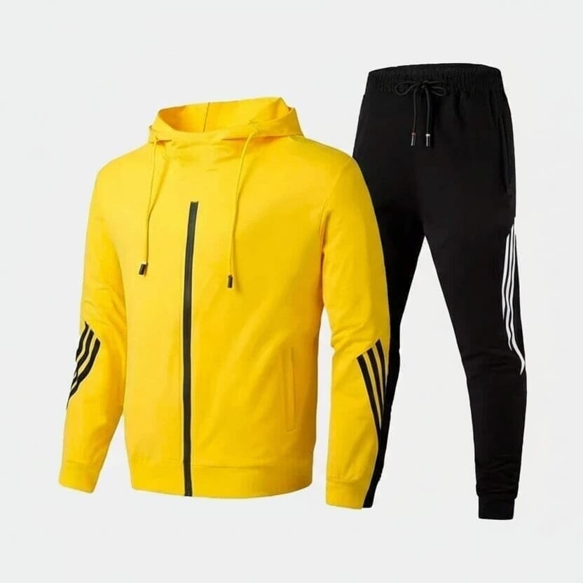 Premium Baumwoll-Hoodie Vahler Gelb S 