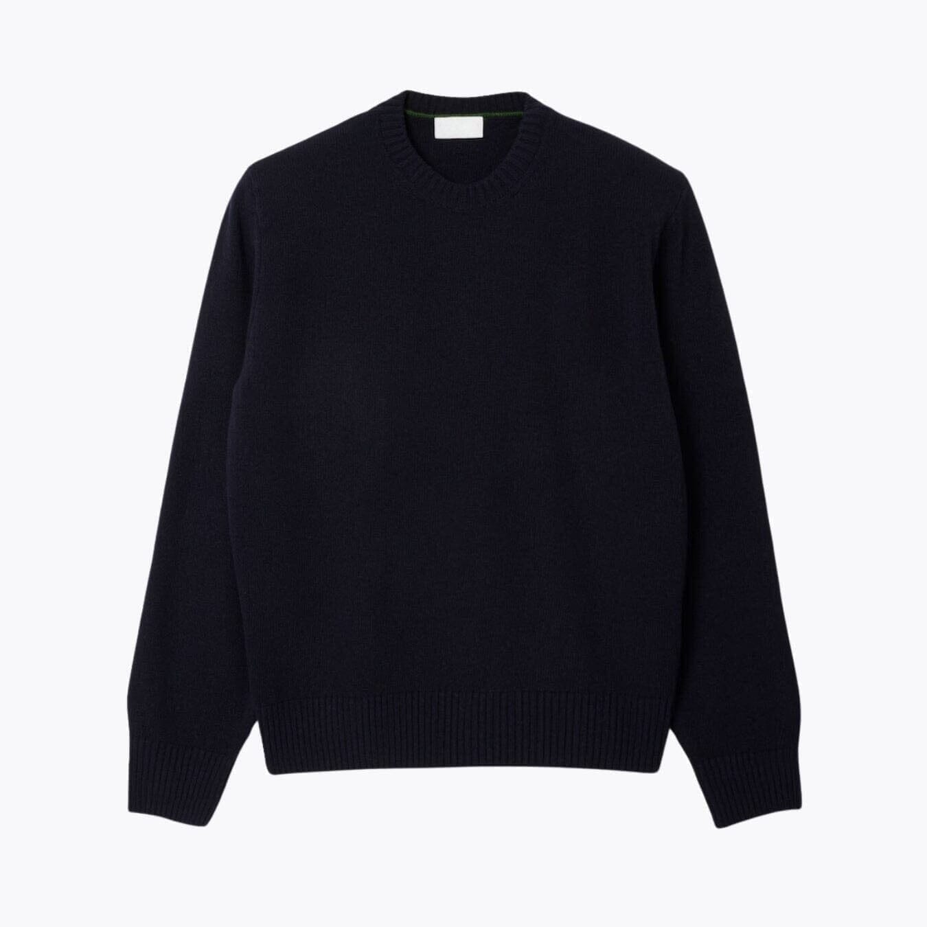 Pullover Aus Gekämmter Wolle Mit Rundhalsausschnitt Vahler Mitternachtsblau S 