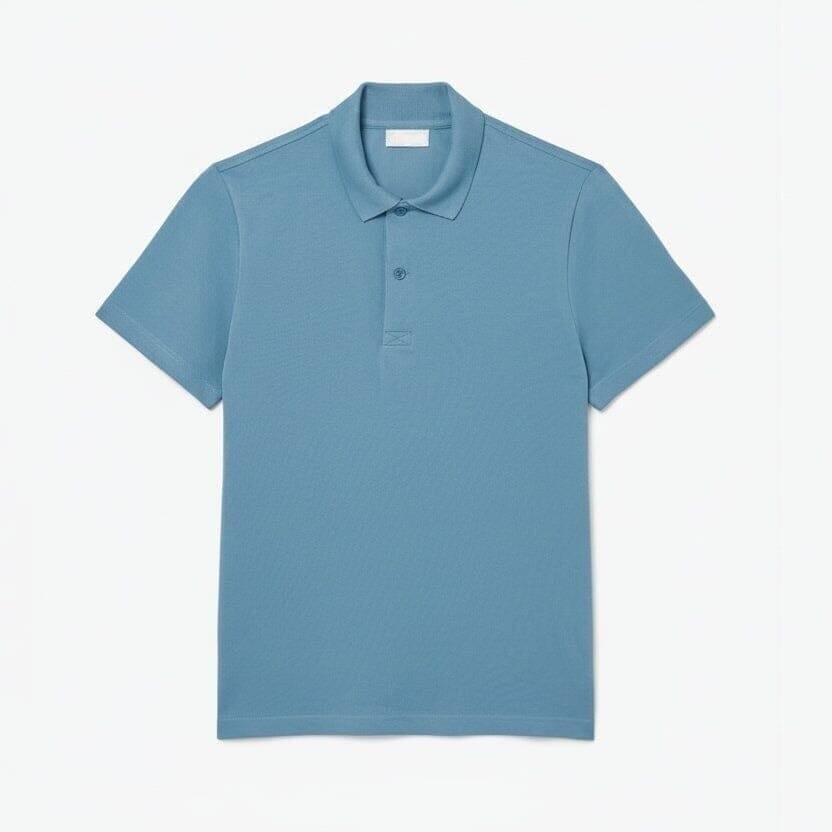 Regular Fit Poloshirt Aus Baumwoll-Mix Vahler Blau S 