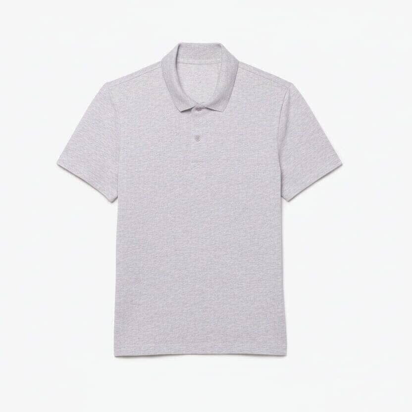 Regular Fit Poloshirt Aus Baumwoll-Mix Vahler Grau S 