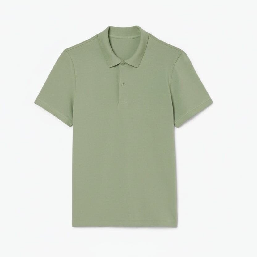 Regular Fit Poloshirt Aus Baumwoll-Mix Vahler Grün S 