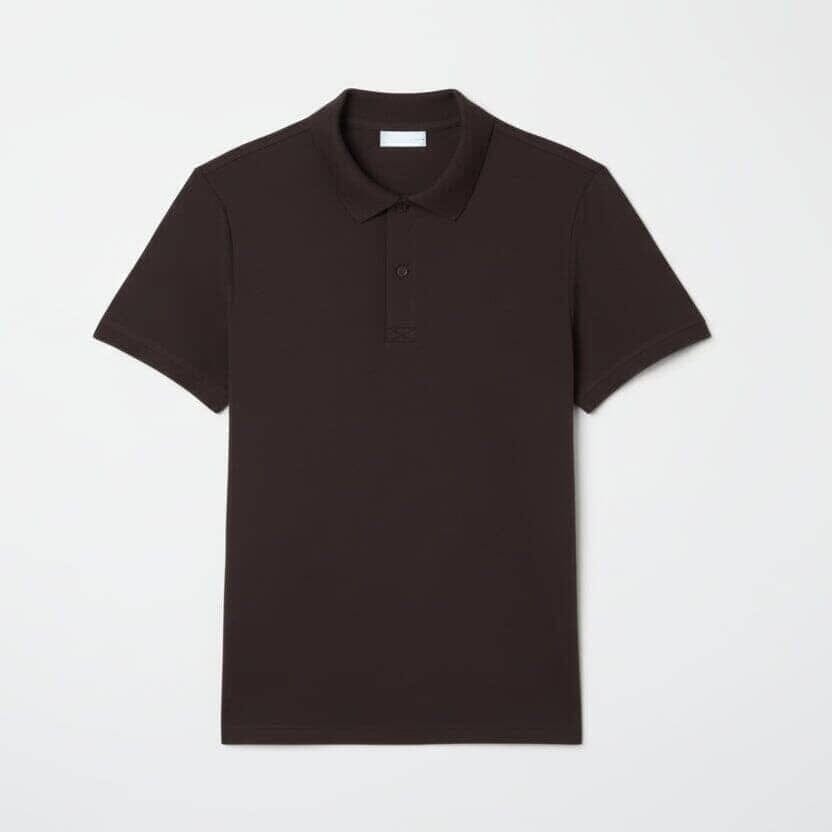 Regular Fit Poloshirt Aus Baumwoll-Mix Vahler Schwarz S 