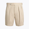 Relaxed Fit Plissierte Twill Shorts Vahler Khaki 28 