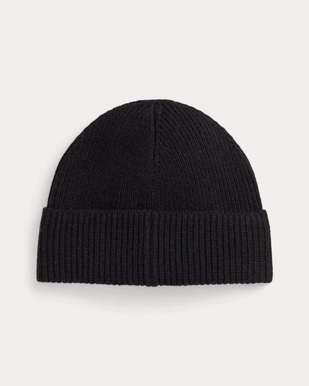 Rippstrickmütze Mit Polo Bear Vahler Schwarz 