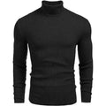 Rollkragen-Pullover Mit Zopfmuster Aus Wolle Vahler Schwarz S 
