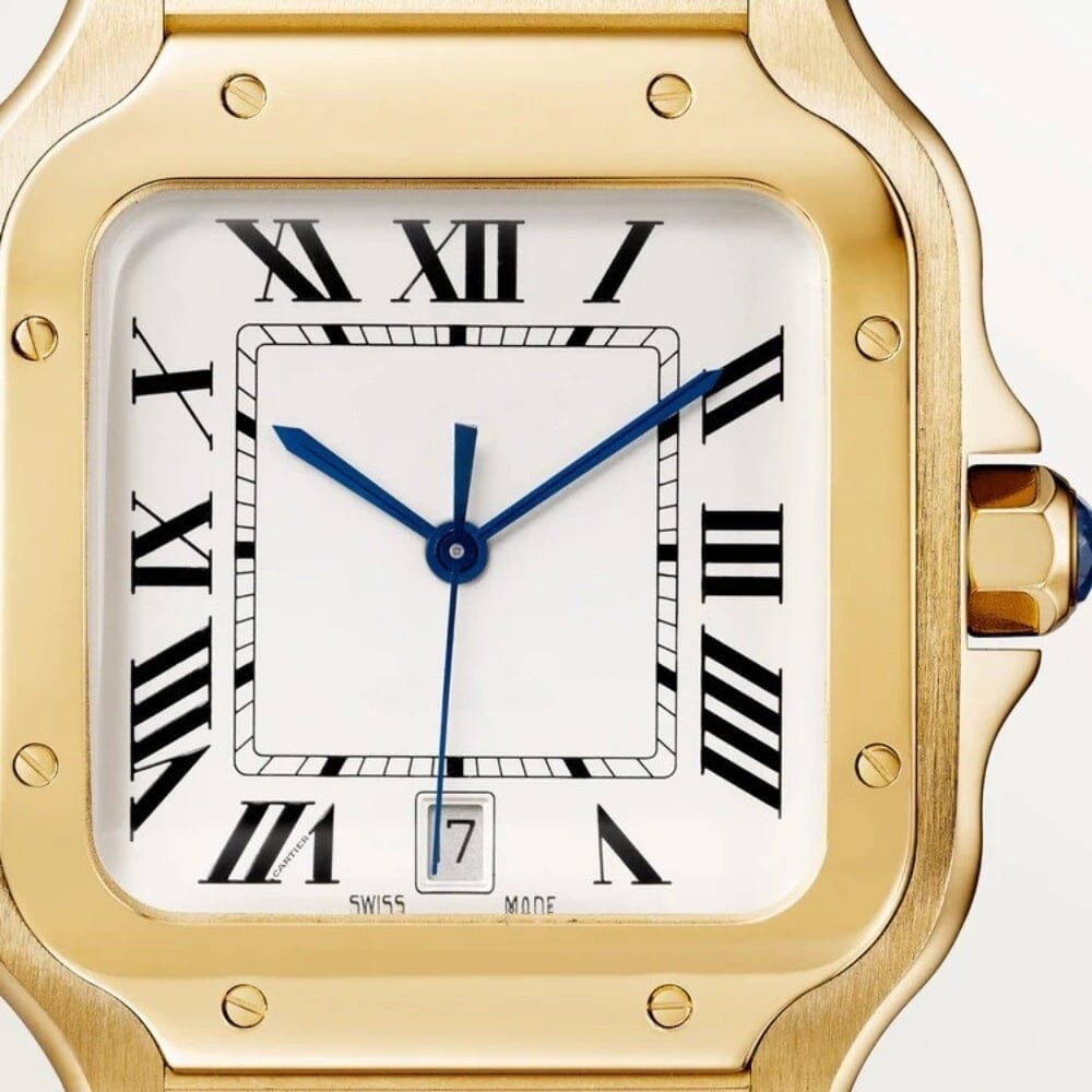 Santos Gold Herrenuhr Vahler 