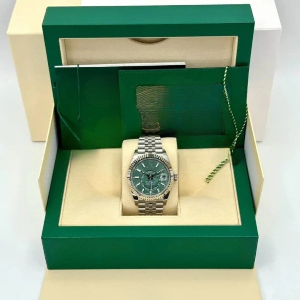 Sky-Dweller Mit Grünem Zifferblatt 336934-0001 Vahler 