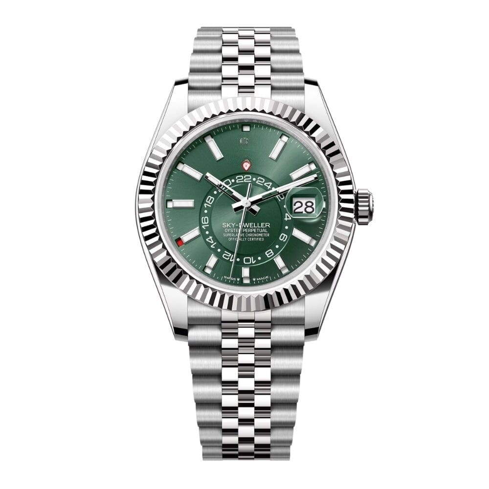 Sky-Dweller Mit Grünem Zifferblatt 336934-0001 Vahler 