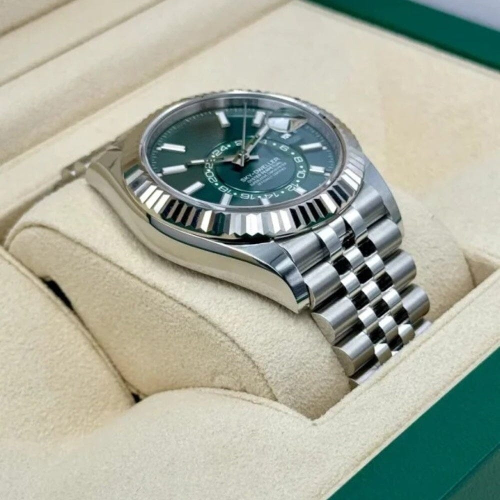 Sky-Dweller Mit Grünem Zifferblatt 336934-0001 Vahler 