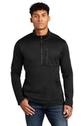 Skyline 1/2-Zip Fleecejacke Vahler Schwarz S 