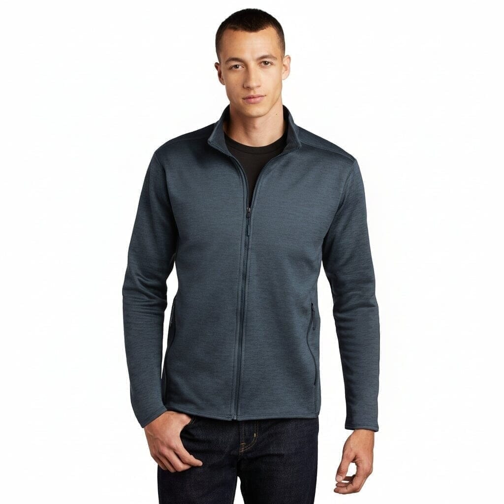 Skyline Fleece-Jacke Mit Reißverschluss Vahler Urban Navy Meliert S 