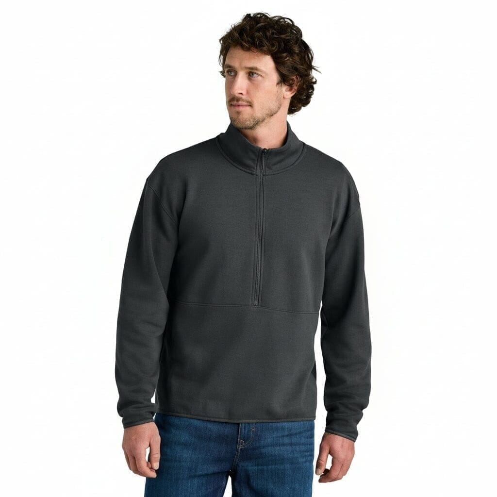 Sleeve Logo Pullover Hoodie Vahler Asphaltgrau S 