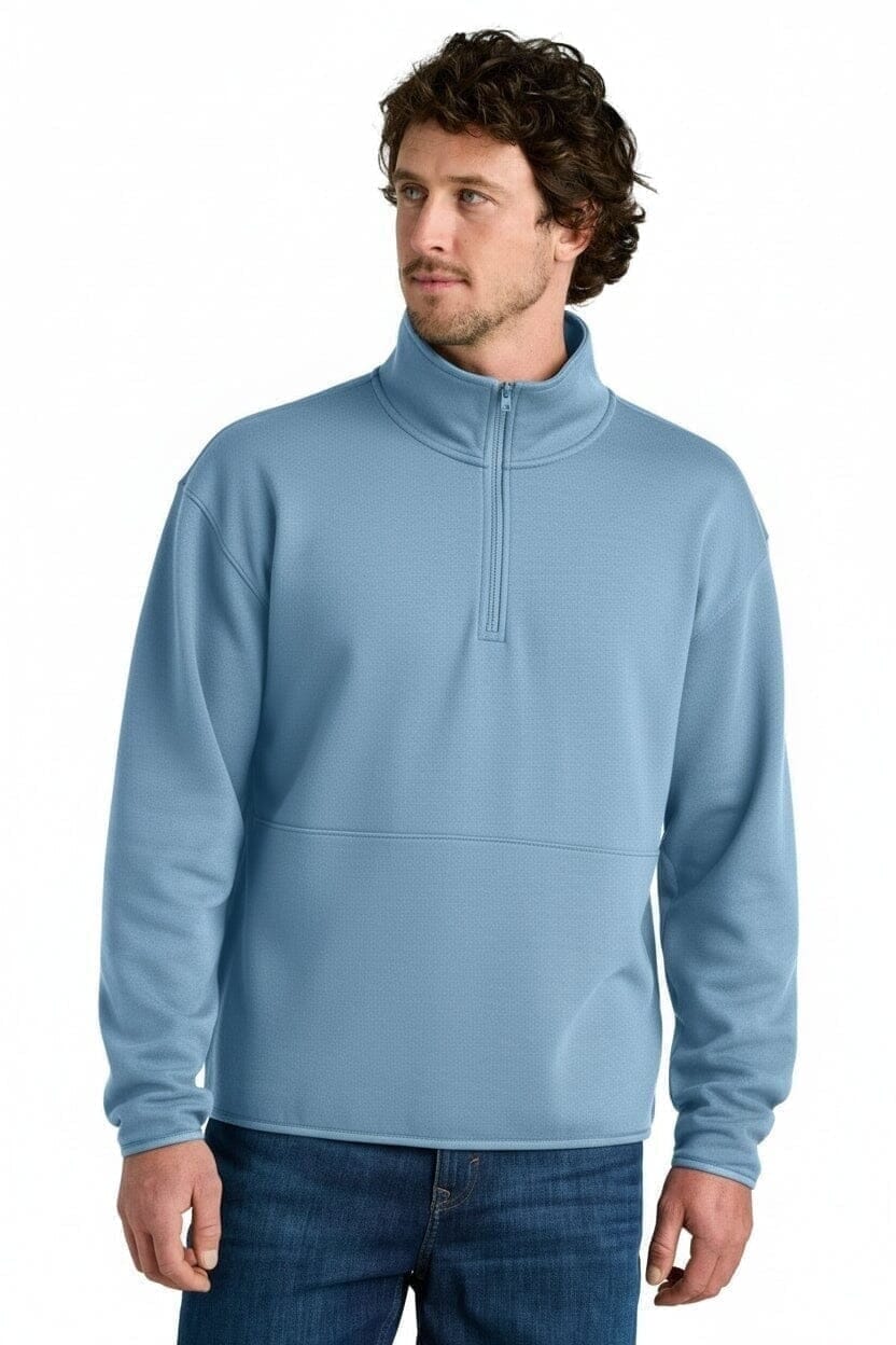 Sleeve Logo Pullover Hoodie Vahler Stahlblau S 