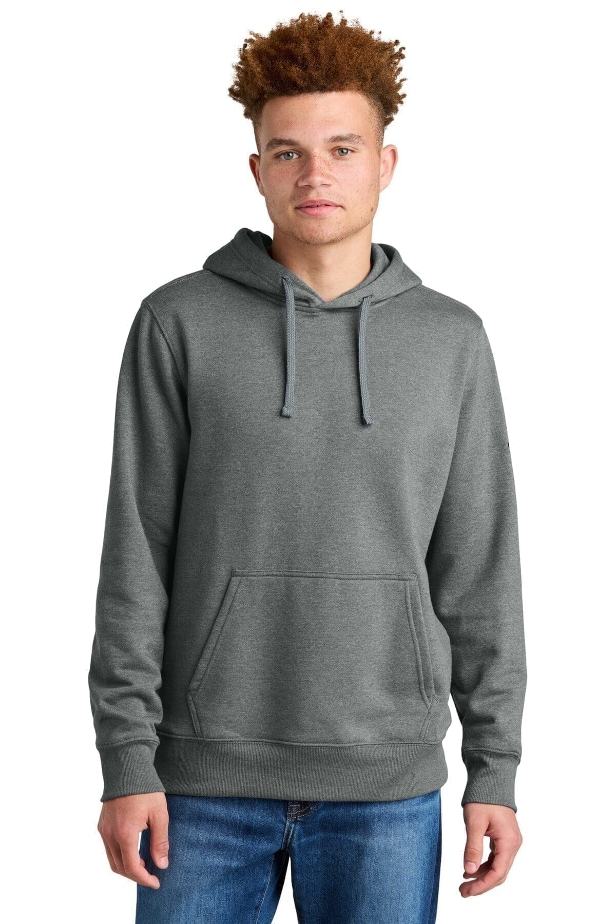 Sleeve Logo Pullover Kapuzenpullover Vahler Mittelgrau Meliert S 