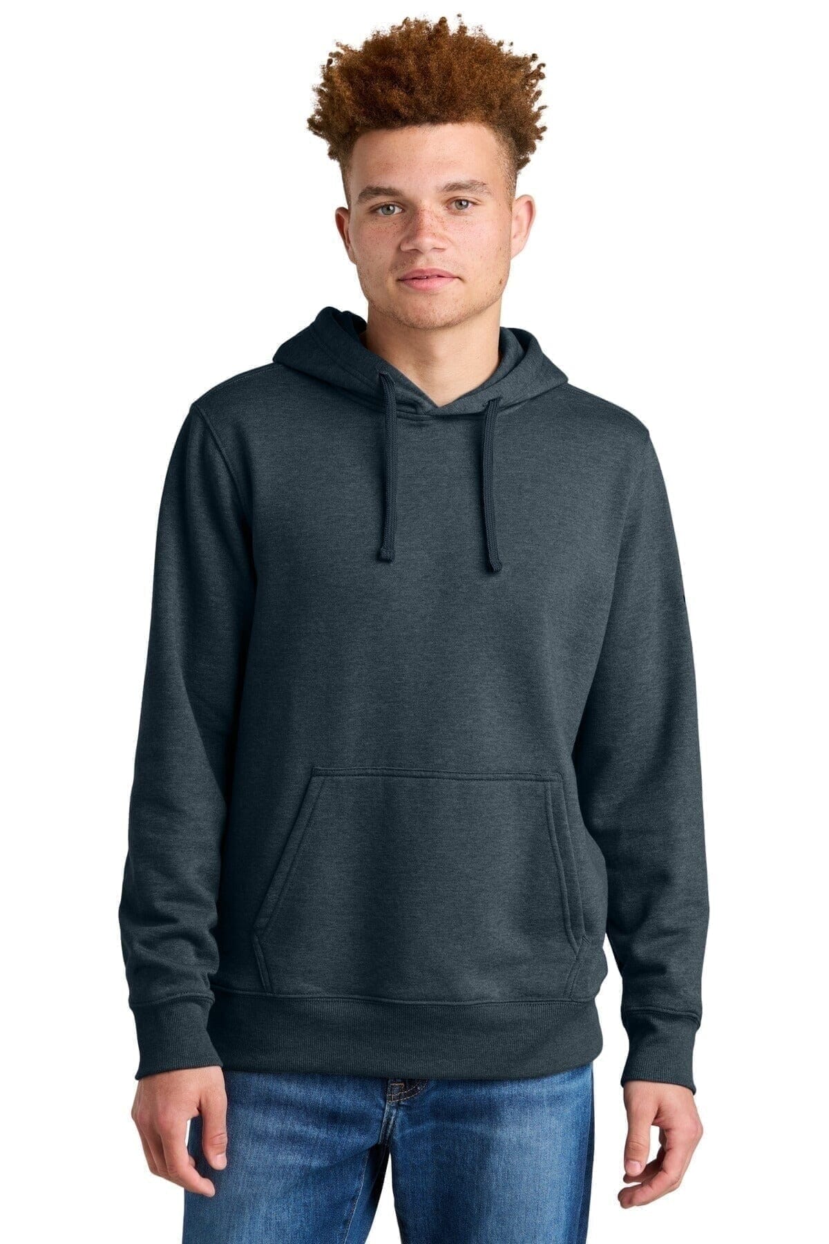 Sleeve Logo Pullover Kapuzenpullover Vahler Urban Navy Meliert S 