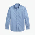 Slim Fit Oxford Hemd - Garment-Dyed Vahler Kanalblau S 