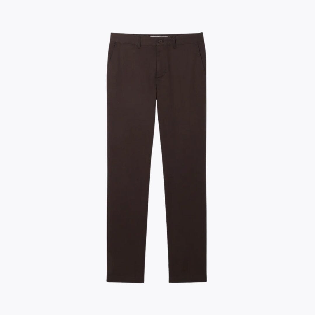 Slim Fit Stretch Baumwoll-Chino Hose Vahler Braun S 