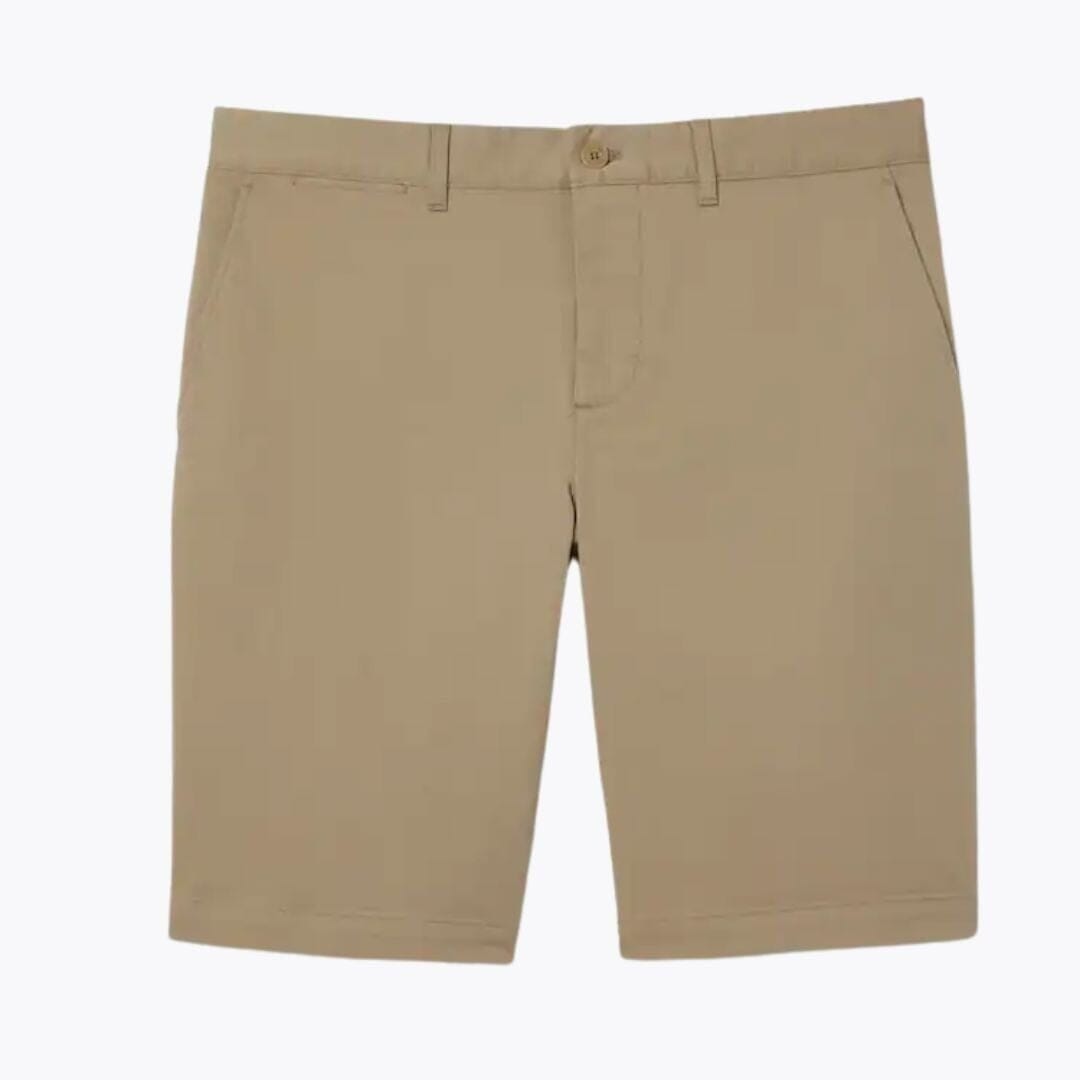 Slim Fit Stretch Baumwoll-Chino Shorts Vahler Beige S 