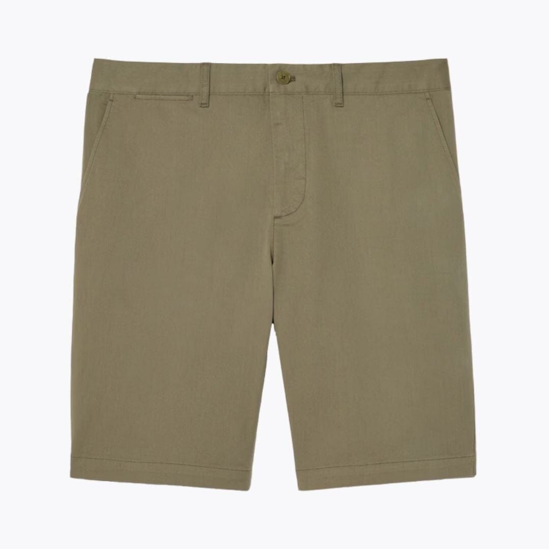 Slim Fit Stretch Baumwoll-Chino Shorts Vahler Khakigrün S 