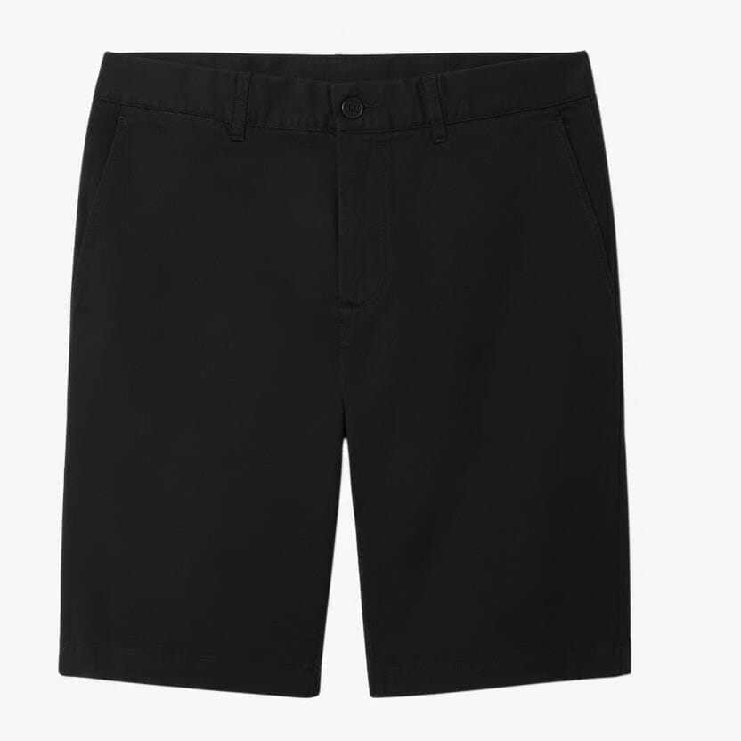 Slim Fit Stretch Baumwoll-Chino Shorts Vahler Schwarz S 
