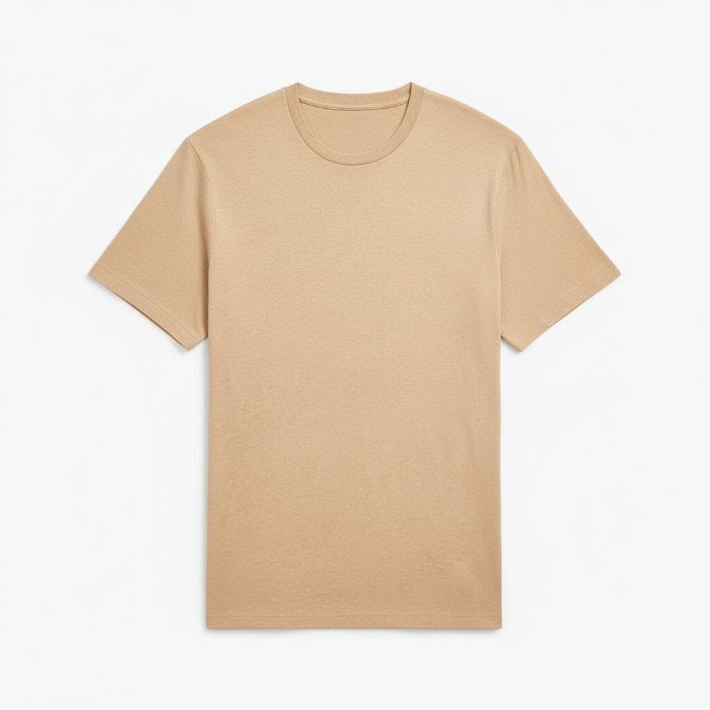 Soft Cotton Rundhals T-SHIRT Vahler Kamel S 