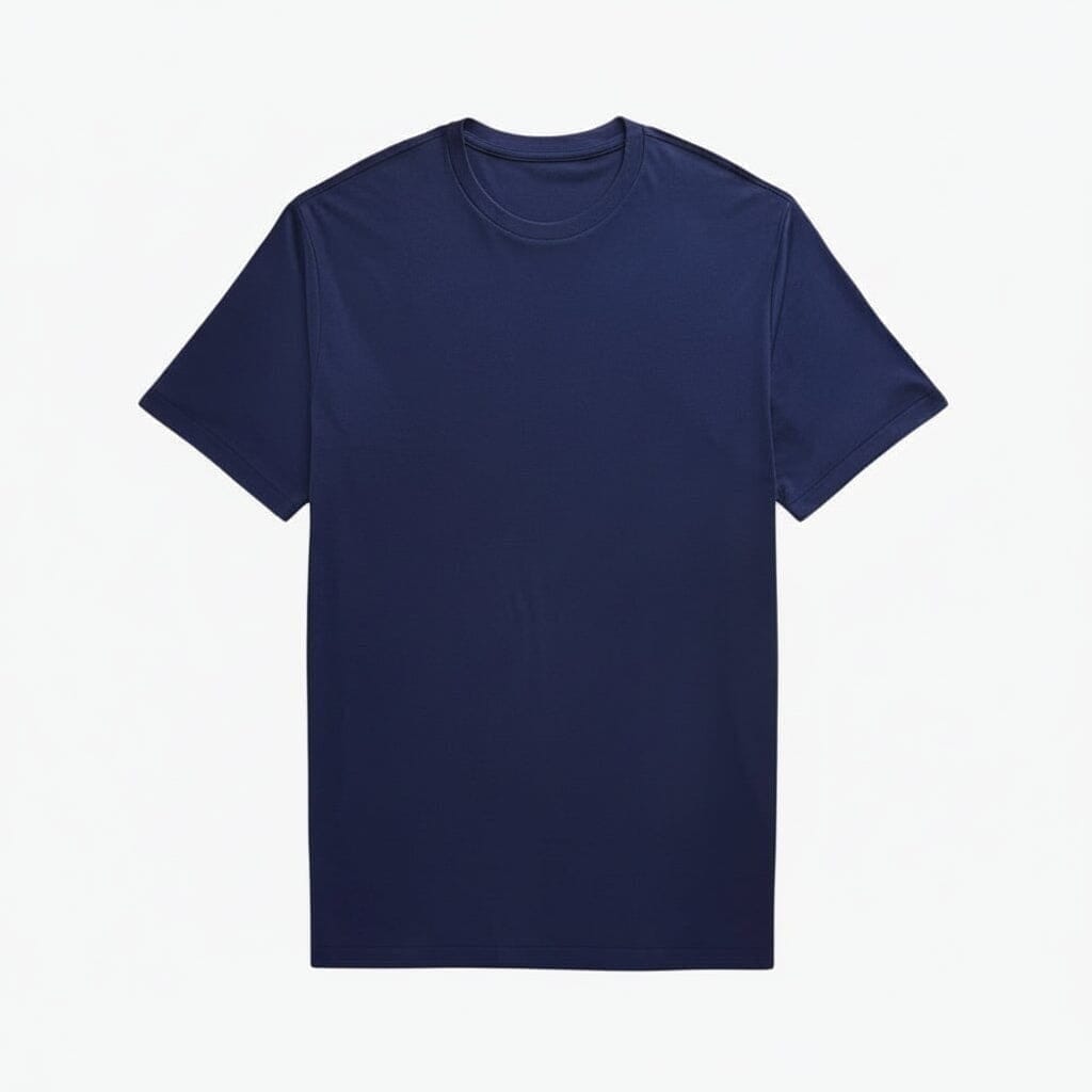 Soft Cotton Rundhals T-SHIRT Vahler Marineblau S 