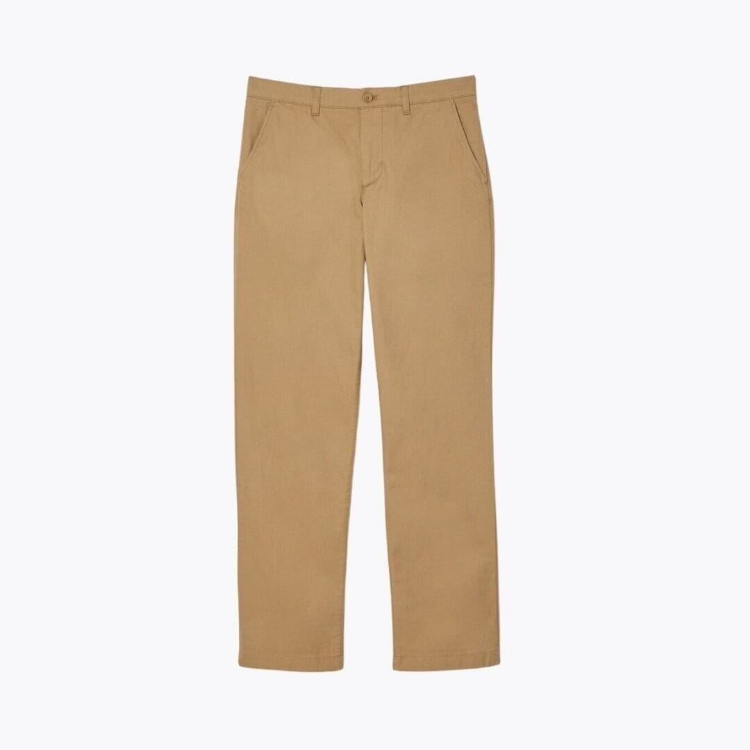 Straight Fit Chino-Hose Aus Baumwoll-Twill Vahler Beige S 