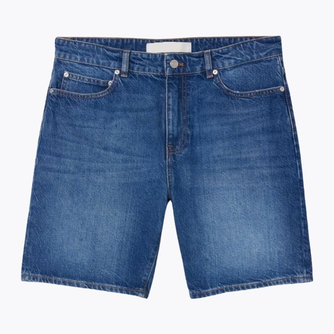 Straight Fit Denim Bermuda Shorts Für Herren Vahler Jeansblau S 